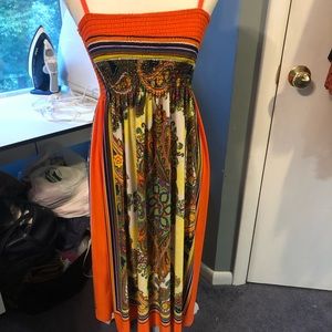 Beautiful & Bright Tank Maxi Dress Sz10